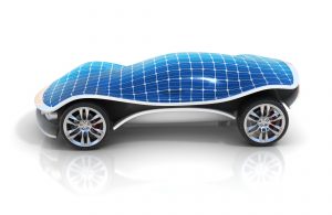 solar-powered car